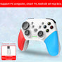 Multi-Platform Wireless Gaming Controller with Dual Motor Vibration, Turbo & Phone Holder(White, red and blue) V888-ELOSUNG35537