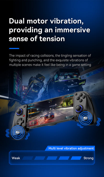 Multi-Platform Telescopic Gaming Controller - Hall Triggers, Esports 3D Joysticks & Macro Programming(white) V888-ELOSUNG35540