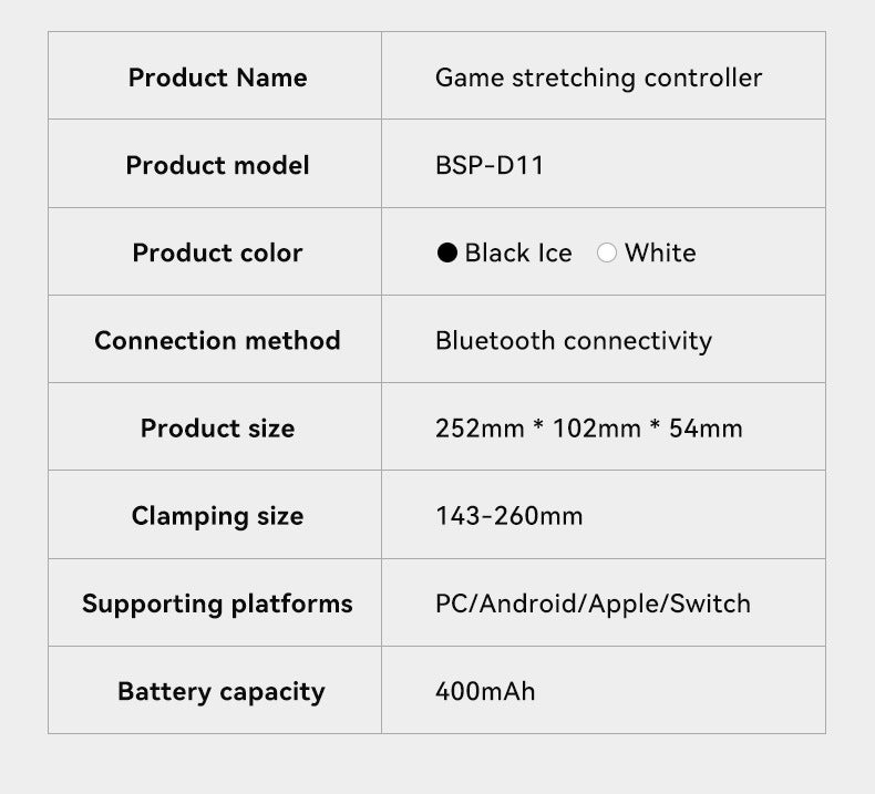 Multi-Platform Telescopic Gaming Controller - Hall Triggers, Esports 3D Joysticks & Macro Programming(white) V888-ELOSUNG35540