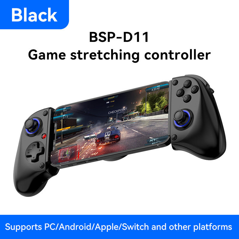 Multi-Platform Telescopic Gaming Controller - Hall Triggers, Esports 3D Joysticks & Macro Programming(white) V888-ELOSUNG35541