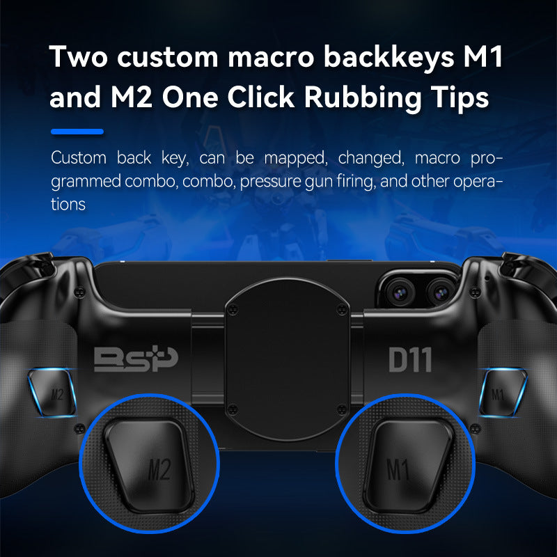 Multi-Platform Telescopic Gaming Controller - Hall Triggers, Esports 3D Joysticks & Macro Programming(White V888-ELOSUNG35542