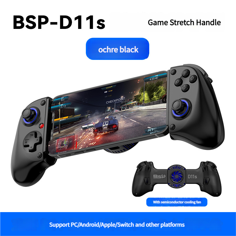 Multi-Platform Telescopic Gaming Controller - Hall Triggers, Esports 3D Joysticks & Macro Programming(black V888-ELOSUNG35543