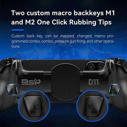 Multi-Platform Telescopic Gaming Controller - Hall Triggers, Esports 3D Joysticks & Macro Programming(black V888-ELOSUNG35543