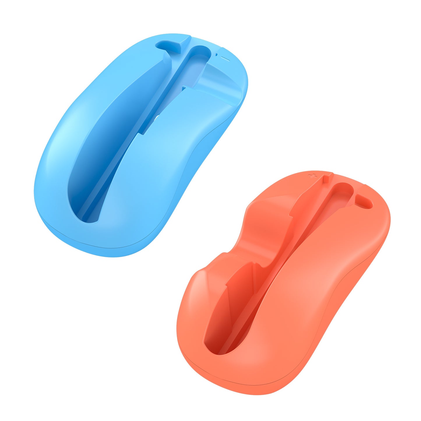 Ergonomic Mouse Grip for Nintendo Switch Joy-Con - 2-Pack Controller Holder (Orange Blue) V888-ELOSUNG35550