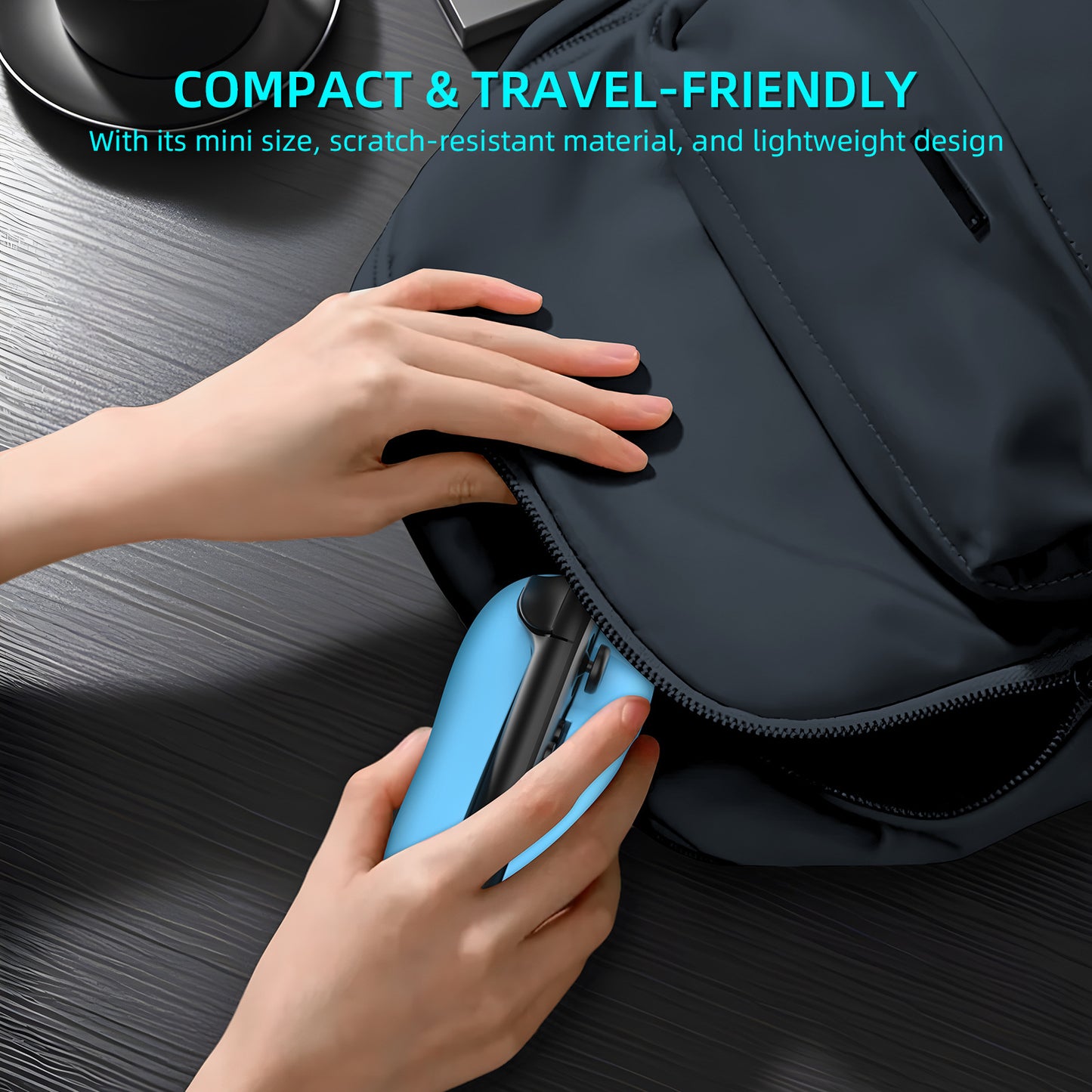 Ergonomic Mouse Grip for Nintendo Switch Joy-Con - 2-Pack Controller Holder (Orange Blue) V888-ELOSUNG35550