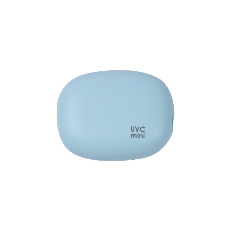 Portable UVC Toothbrush Sterilizer Case - 5-Minute Automatic Sanitizer, USB-C Rechargeable(blue) V888-ELOSUNG35564