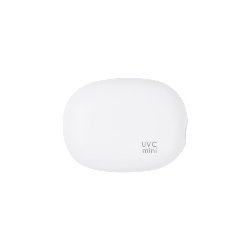Portable UVC Toothbrush Sterilizer Case - 5-Minute Automatic Sanitizer, USB-C Rechargeable(white) V888-ELOSUNG35566