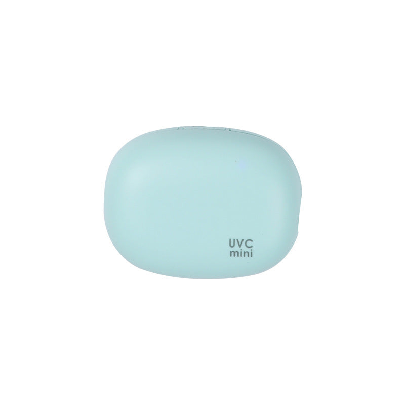 Portable UVC Toothbrush Sterilizer Case - 5-Minute Automatic Sanitizer, USB-C Rechargeable(green) V888-ELOSUNG35567