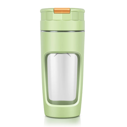 Large 600ML Portable Blender - USB-C Rechargeable Smoothie Maker with 4 Stainless Steel Blades(green) V888-ELOSUNG35568