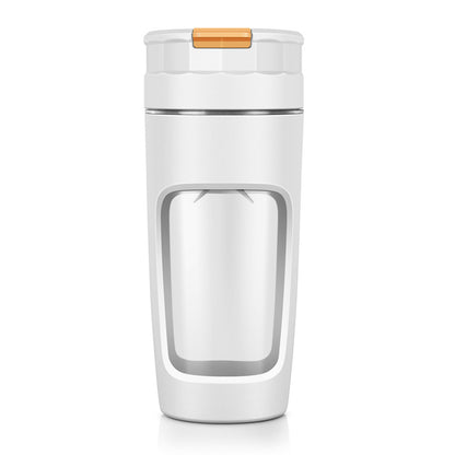 Large 600ML Portable Blender - USB-C Rechargeable Smoothie Maker with 4 Stainless Steel Blades(white) V888-ELOSUNG35569