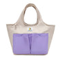 Insulated Lunch Tote Bag - Large Capacity, Multi-Pocket, Waterproof & Stain-Resistant Lining(Beige) V888-ELOSUNG35571