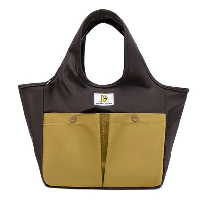 Insulated Lunch Tote Bag - Large Capacity, Multi-Pocket, Waterproof & Stain-Resistant Lining(black) V888-ELOSUNG35573