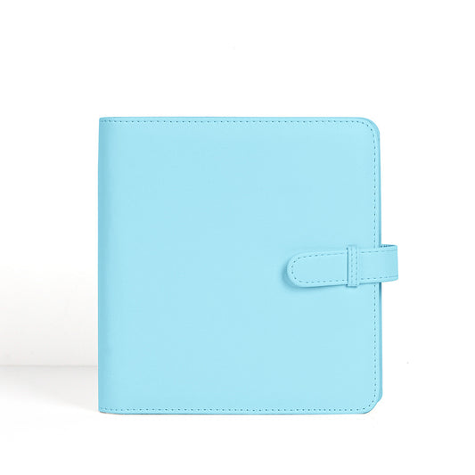 PU Leather Instant Photo Album - Holds 288 Photos, Compatible with Instax Square & Mini Films(blue) V888-ELOSUNG35578