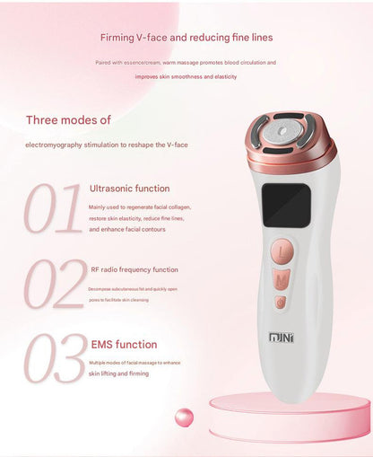 3-in-1 Facial Firming & Anti-Wrinkle Device with HIFU, RF & EMS Technology(White) V888-ELOSUNG35595