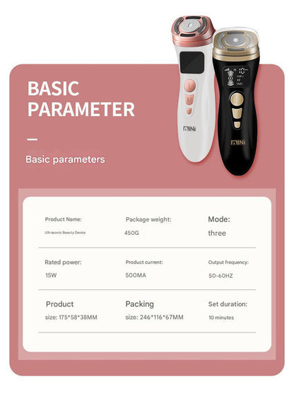 3-in-1 Facial Firming & Anti-Wrinkle Device with HIFU, RF & EMS Technology(White) V888-ELOSUNG35595