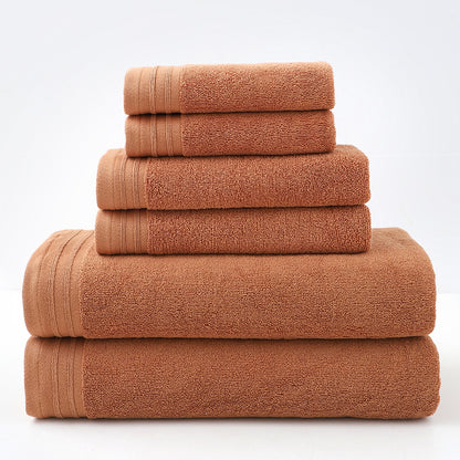 Luxury Combed Cotton Towel Collection - Highly Absorbent, Soft & Durable for Bath, Hand, and Face(Caramel) V888-ELOSUNG35598