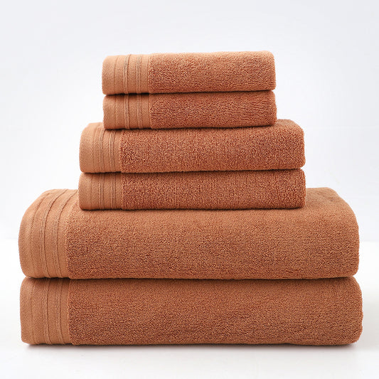 Luxury Combed Cotton Towel Collection - Highly Absorbent, Soft & Durable for Bath, Hand, and Face(Caramel) V888-ELOSUNG35598