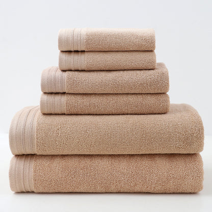 Luxury Combed Cotton Towel Collection - Highly Absorbent, Soft & Durable for Bath, Hand, and Face(Camel) V888-ELOSUNG35600