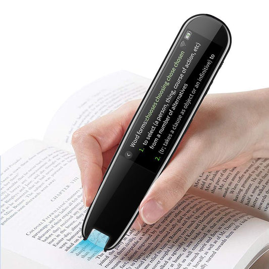 Smart AI Scan & Voice Translator Pen - 112+ Languages, Offline Mode, HD Touchscreen & Dictionary(black) V888-ELOSUNG35609