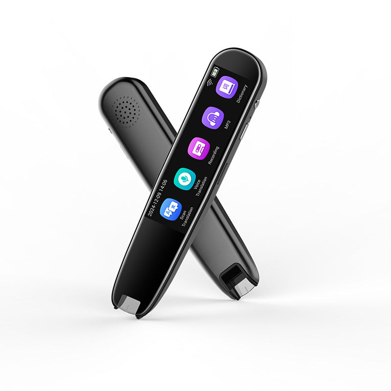 Smart AI Scan & Voice Translator Pen - 112+ Languages, Offline Mode, HD Touchscreen & Dictionary(black) V888-ELOSUNG35609