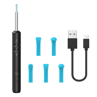 Smart Visual Ear Cleaner with HD WiFi Camera - Gentle Silicone Tips, USB-C Rechargeable Otoscope for Safe Ear V888-ELOSUNG35633