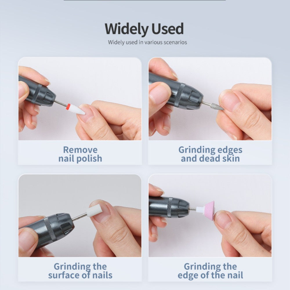 Professional Electric Nail Drill Pen Kit - 3-Speed, Bidirectional, Rechargeable Manicure & Pedicure V888-ELOSUNG35638