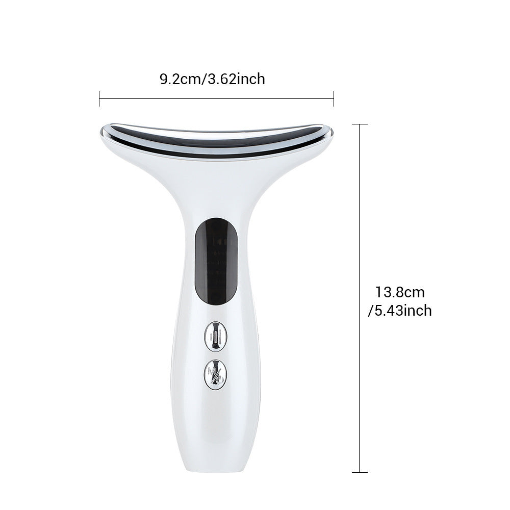 Multi-Function Neck & Face Beauty Device - 4-in-1 LED Light Therapy, EMS Lifting & Anti-Wrinkle V888-ELOSUNG35640