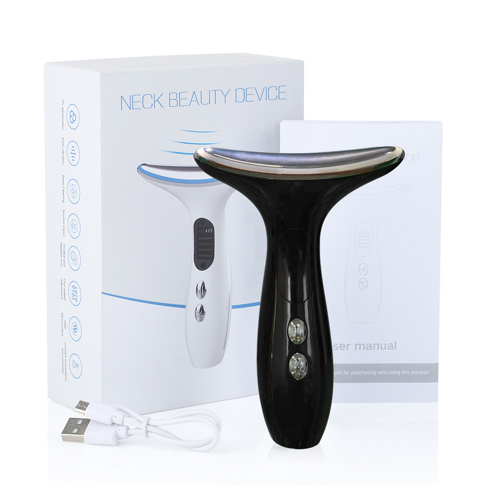 Multi-Function Neck & Face Beauty Device - 4-in-1 LED Light Therapy, EMS Lifting & Anti-Wrinkle V888-ELOSUNG35641