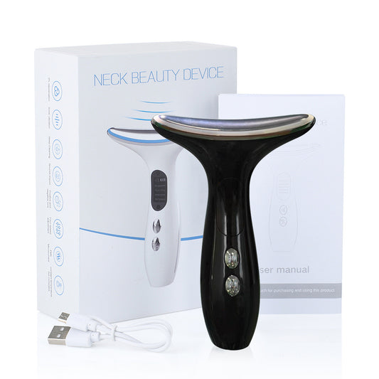 Multi-Function Neck & Face Beauty Device - 4-in-1 LED Light Therapy, EMS Lifting & Anti-Wrinkle V888-ELOSUNG35641