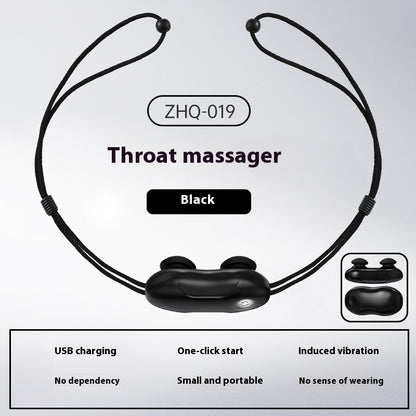 Smart Anti-Snoring Throat Massager - AI-Powered Vibration Sleep Aid, USB-C Rechargeable & Portable(black) V888-ELOSUNG35647