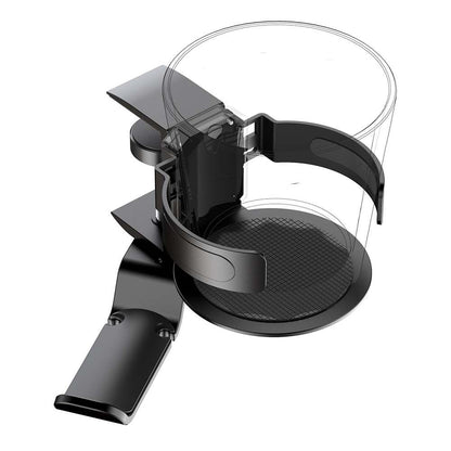 Two desktop clip-on cup holders and headphone hanger - adjustable, non-slip silicone, maximum load V888-ELOSUNG35655