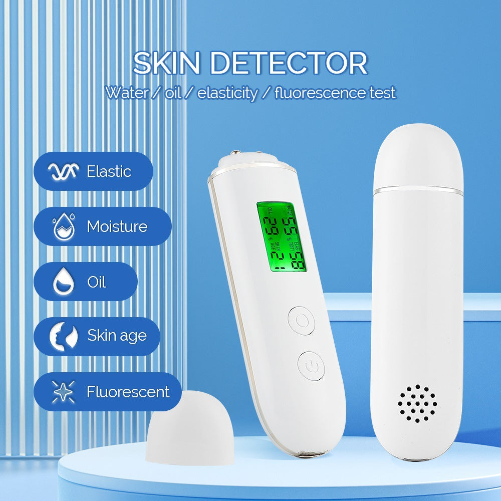 Smart Skin Analyzer with Multi-Function Detection - Measures Hydration, Oil, Elasticity, Skin Age & V888-ELOSUNG35658