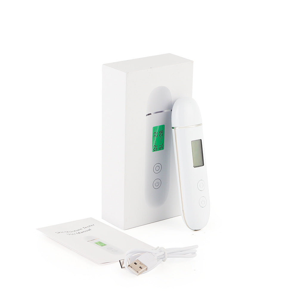 Smart Skin Analyzer with Multi-Function Detection - Measures Hydration, Oil, Elasticity, Skin Age & V888-ELOSUNG35658