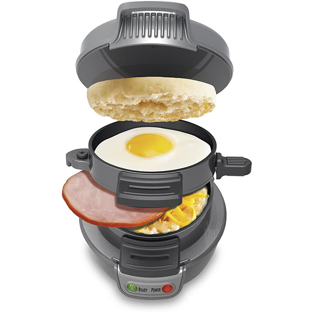 Quick & Easy Multi-Layer Sandwich & Burger Maker with Egg Cooker Plate(Orange) V888-ELOSUNG35661