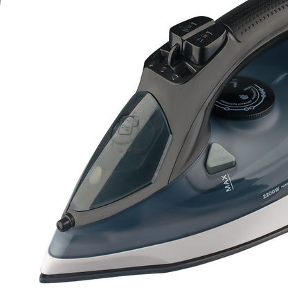 Powerful 2200W Electric Steam Iron with Ceramic Soleplate & Vertical Steam Function(blue) V888-ELOSUNG35664