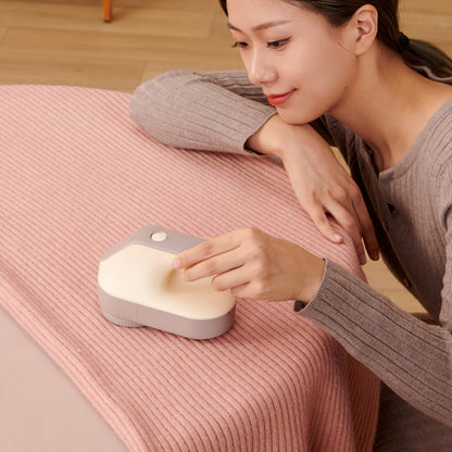 Rechargeable Electric Fabric Shaver - Powerful Lint Remover with Dual-Ring Blades & Ergonomic V888-ELOSUNG35672