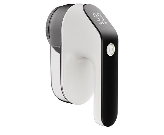 Rechargeable Electric Fabric Shaver - Powerful Lint Remover with Dual-Ring Blades & Ergonomic Design(black V888-ELOSUNG35673