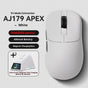 Tri-Mode Wireless Gaming Mouse with 8000Hz Polling Rate, PAW3950 Sensor & Magnetic Charging Dock(White) V888-ELOSUNG35683
