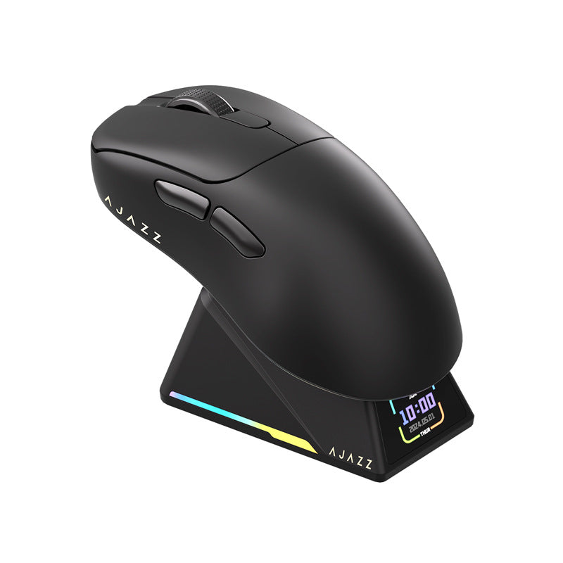 Tri-Mode Wireless Gaming Mouse with 8000Hz Polling Rate, PAW3950 Sensor & Magnetic Charging Dock(White) V888-ELOSUNG35683