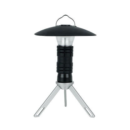 Portable Outdoor Camping Lantern with Tripod Stand, Soft Light Diffuser & USB-C Charging(black) V888-ELOSUNG35686