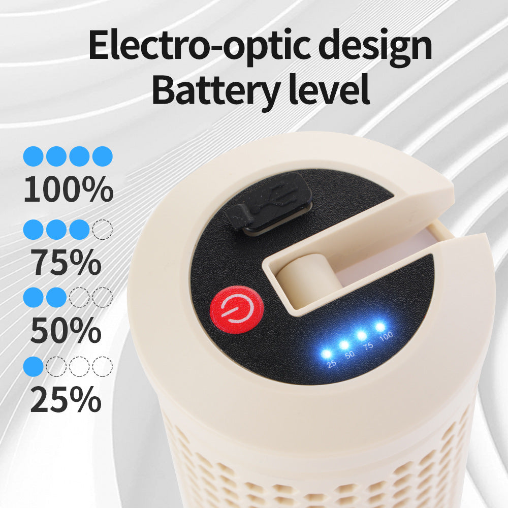Collapsible LED Camping Lantern with 45-Hour Battery Life, USB-C Charging & Atmosphere Lighting(Khaki) V888-ELOSUNG35689