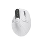 Ergonomic Vertical Mouse - 2.4G/Bluetooth Multi-Mode, LED Display, 57-Degree Angle, & 400mAh Battery(White) V888-ELOSUNG35690