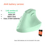 Ergonomic Vertical Mouse - Multi-Device Bluetooth5.0 & 2.4G Wireless, Adjustable DPI, Silent Click(green) V888-ELOSUNG35706