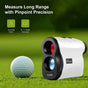Long Range Laser Rangefinder - 5-500 Yards, Pinpoint Accuracy, Ergonomic Design(White) V888-ELOSUNG35723