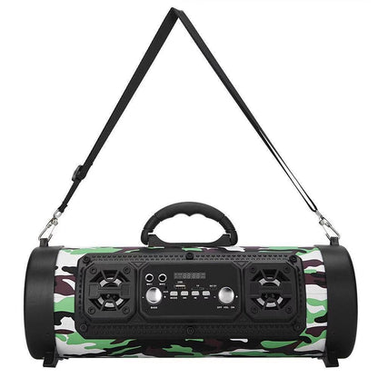 Portable Wireless Speaker - FM Radio, USB/TF Playback, AUX Input, Microphone Support & 2000mAh V888-ELOSUNG35730