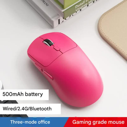 75g Ultra-Lightweight Tri-Mode Wireless Gaming Mouse - 1000Hz Polling Rate, 120-Hour Battery(pink) V888-ELOSUNG35734