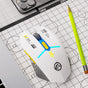 Ergonomic Dual-Mode Wireless Gaming Mouse - Mute Buttons, Adjustable DPI, Rechargeable, Multi-Assist V888-ELOSUNG35736