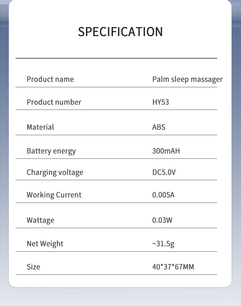 Handheld Microcurrent Sleep Aid Device - USB Rechargeable Pulse Massager for Relaxation & Deep Sleep(green) V888-ELOSUNG35742