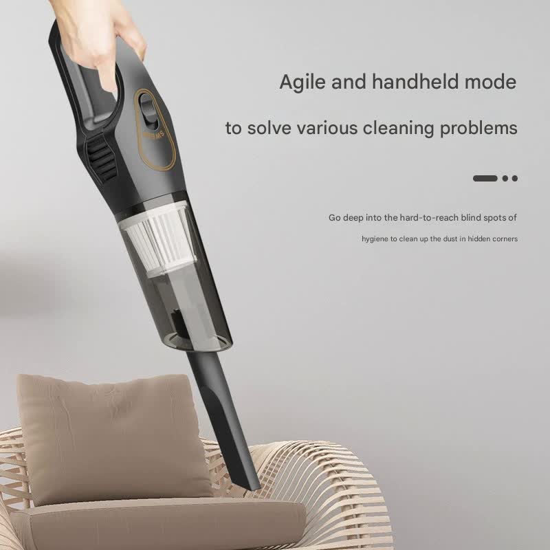 Cordless 2-in-1 Handheld & Stick Vacuum Cleaner with Detachable Water Tank & Dust Mite Remover(white) V888-ELOSUNG35746