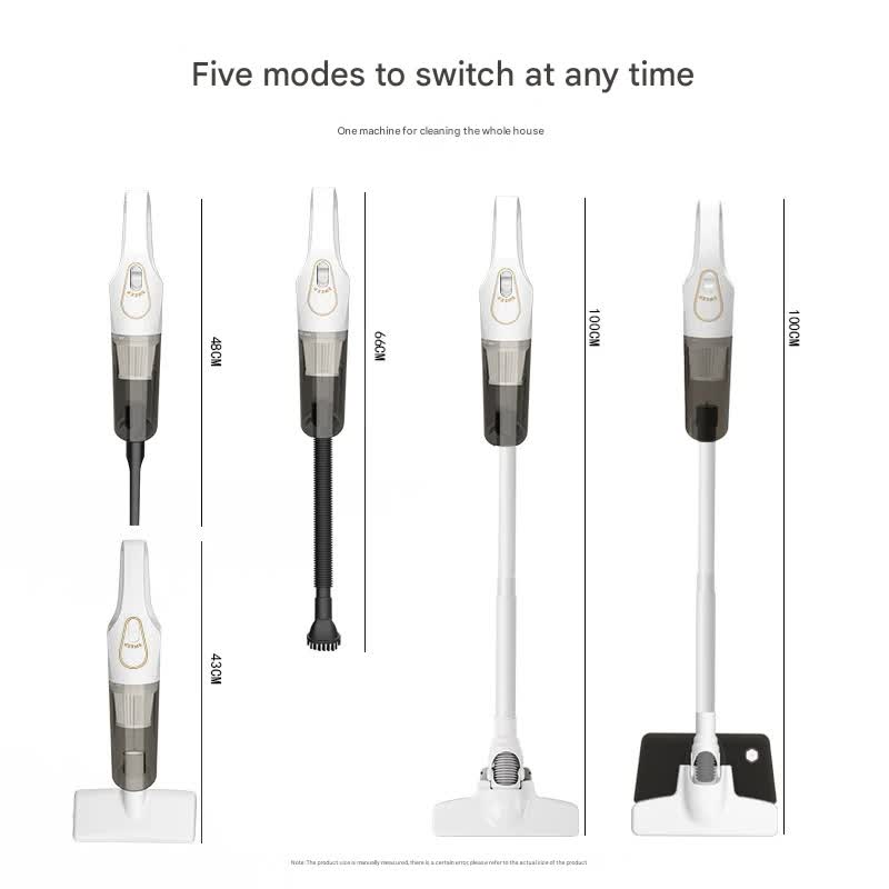 Cordless 2-in-1 Handheld & Stick Vacuum Cleaner with Detachable Water Tank & Dust Mite Remover(white) V888-ELOSUNG35746